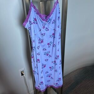 Purple slip sundress